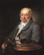 Vicente Lopez Portrait of Francisco de Goya oil painting